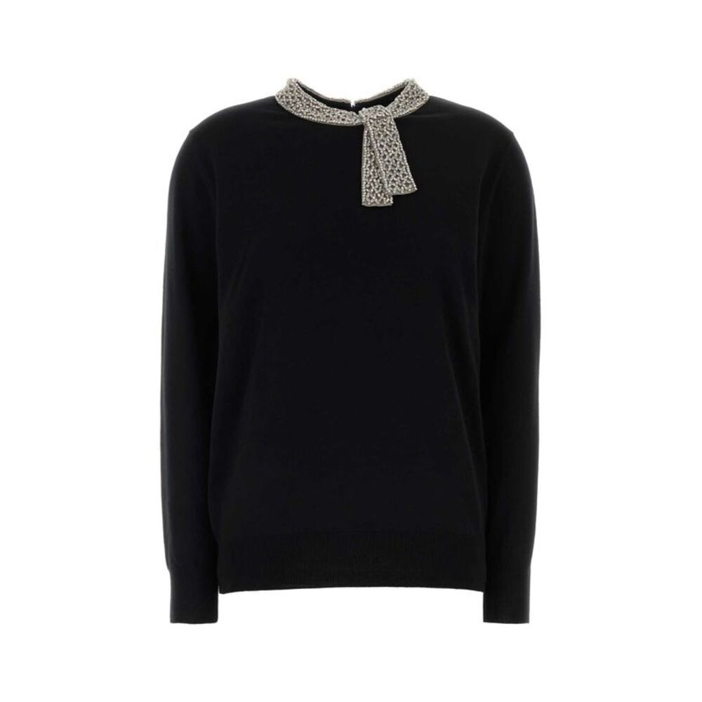 Valentino Garavani Women Black Wool Sweater
